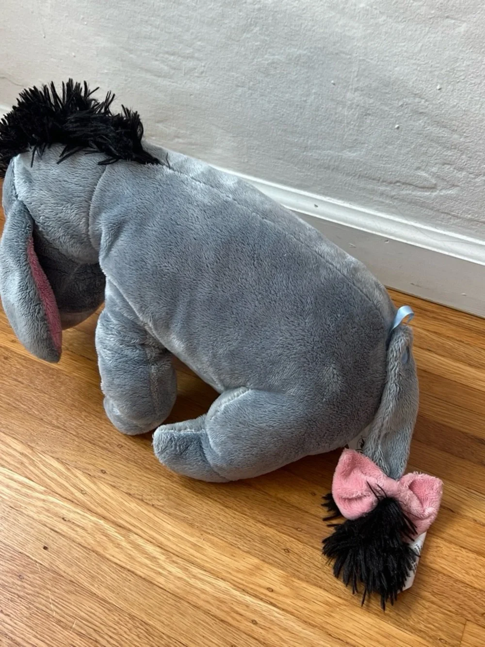 Disney Gray & Pink Eeyore Plush Stuffed Animal